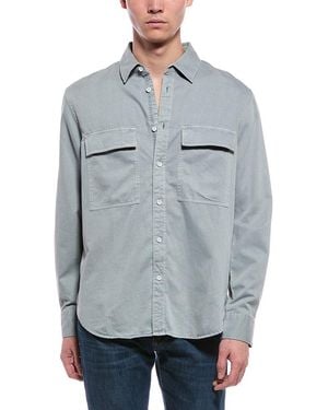 Rag & Bone Overdyed Finch Shirt - Grey