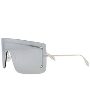 McQueen Am0412S 99Mm Sunglasses - White