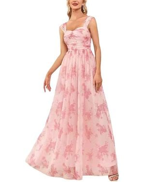 Luna Tuccini Maxi Dress - Pink