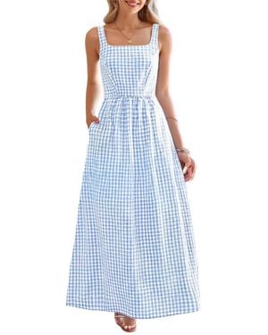 Tedora Maxi Dress - Blue