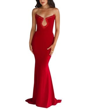 CAMILA BLANCO Maxi Dress - Red