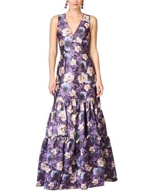 Sachin & Babi Rori Gown - Purple