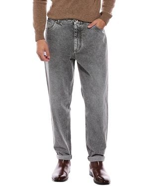 Brunello Cucinelli Straight Relaxed Jean - Grey