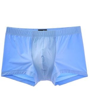 Hanro Micro Touch Boxer Brief - Blue