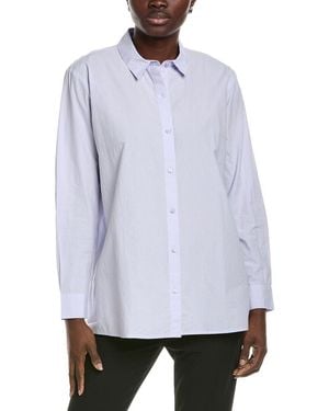 Eileen Fisher Classic Collar Shirt - White