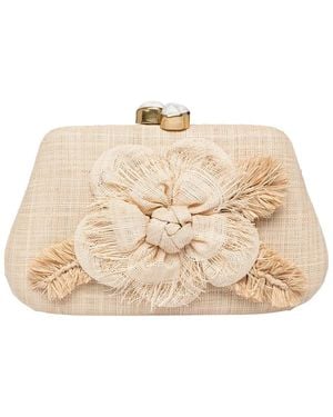 Rafe New York Rosie Clutch - Natural