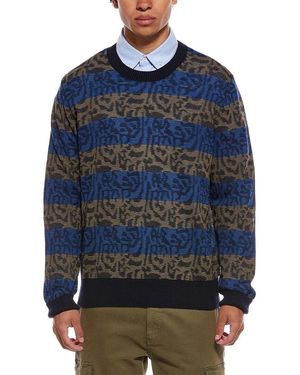 Rowing Blazers Tonal Striped Jumper - Blue