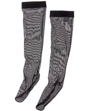 Givenchy Show Stocking Leather Pump - Metallic