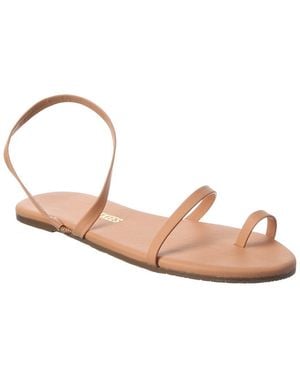 TKEES Mia Leather Sandal - Pink