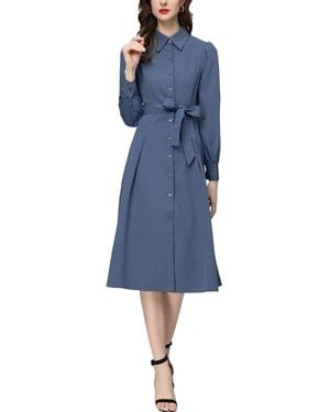 BURRYCO Midi Dress - Blue