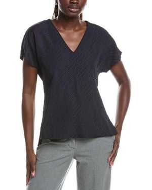 Joseph Ribkoff V-Neck Shirt - Black
