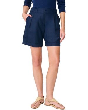 J.McLaughlin Ebba Linen-Blend Short - Blue