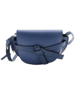 Loewe Gate Shoulder Bag Mini (authentic Pre-loved) - Blue