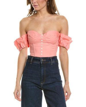 STAUD Bouvier Top - Red