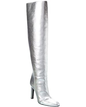 Giuseppe Zanotti Hattie Leather Knee-Boot - White