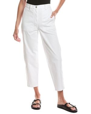 Eileen Fisher Ankle Lantern Pant - White
