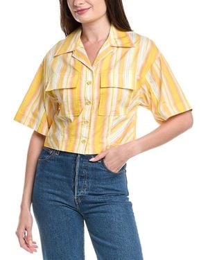 3.1 Phillip Lim Cropped Top - Blue