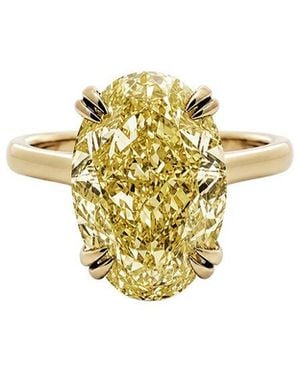 Prince Diamond & Jewelry 14K 6.00 Ct. Tw. Lab-Grown Diamond Solitaire Ring - Metallic