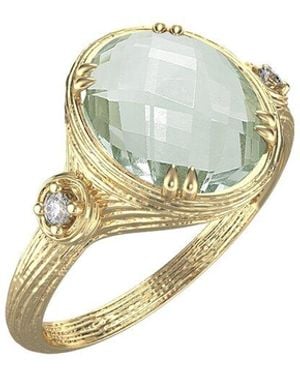 Reiss 14K 2.50 Ct. Tw. Diamond & Amethyst Cocktail Ring - White