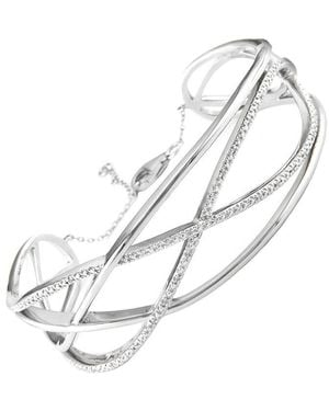 Diamond Select Cuts 0.1 Ct. Tw. Diamond Bangle Bracelet - White