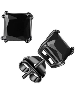 Donatello Gian Stud Earrings - Black