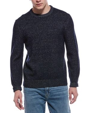 Theory Hilles Wool & Cashmere-Blend Crewneck Jumper - Blue