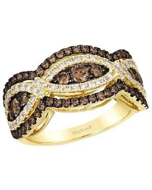 Le Vian Honey & Chocolate 14K 1.47 Ct. Tw. Diamond Cocktail Ring - Metallic