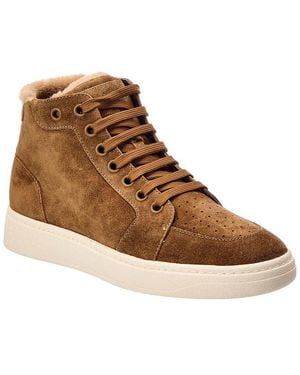 Giuseppe Zanotti Gz/94 Suede High-Top Sneaker - Brown