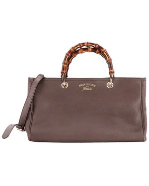 Gucci Bamboo Shopper Tote Medium (authentic Pre-loved) - Brown