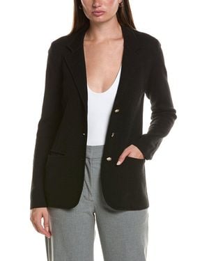 Bruno Magli Wool-blend Jumper Blazer - Black