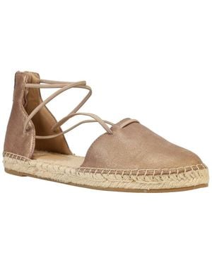 Eileen Fisher Lace Leather Espadrille - Metallic