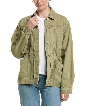 Officine Generale Nile Denim Jacket - Green