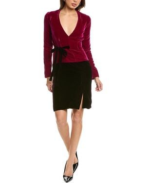 Tom Ford Silk-blend Mini Dress - Red