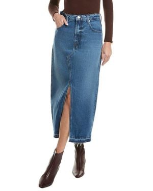 FRAME The Midaxi Denim Skirt - Blue