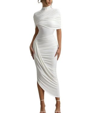 LEON GORI Midi Dress - White