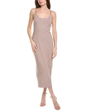 Bebe Rib Tank Maxi Dress - Green