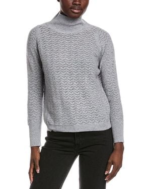 Malo Cashmere Donna Wool & Cashmere-Blend Sweater - Gray