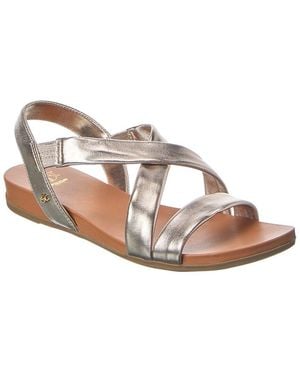 Dune Landies Leather Sandal - White