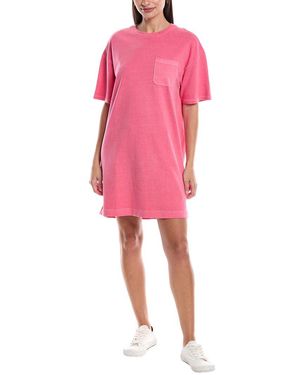 Grey State T-Shirt Dress - Pink
