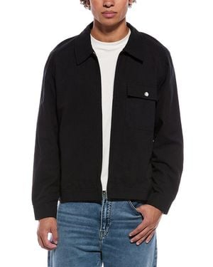 PANGAIA Linen-Blend Jacket - Black