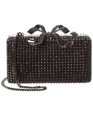 Self-Portrait Self-Portrait Crystal Box Clutch - Black