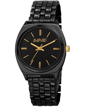 August Steiner Alloy Watch - Black