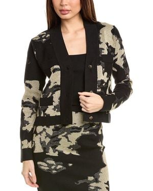 Gracia Lurex Cardigan - Black