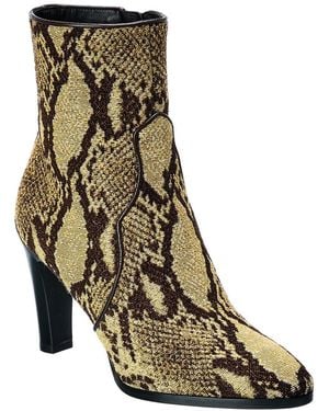 Celine Claude Knit Bootie - Metallic