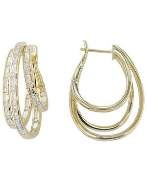 Effy Fine Jewelry 14K 2.77 Ct. Tw. Diamond Earrings - Metallic