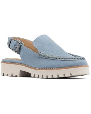 Donald J Pliner Essex02 Suede Slingback Loafer - Blue