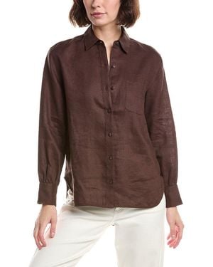 Rag & Bone Max Linen Shirt - Brown