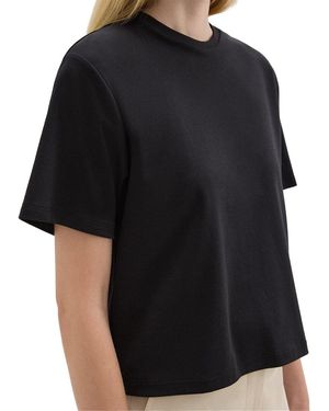 Theory Boxy Crew T-Shirt - Black