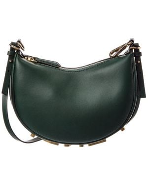 Fendi Graphy Mini Leather Hobo Bag - Green