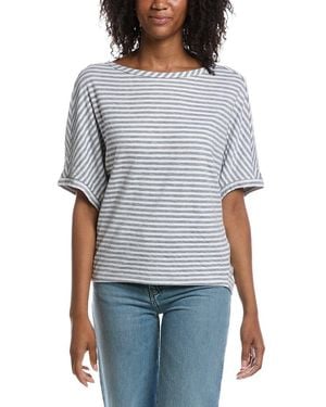 Michael Stars Verna Stripe Top - Grey
